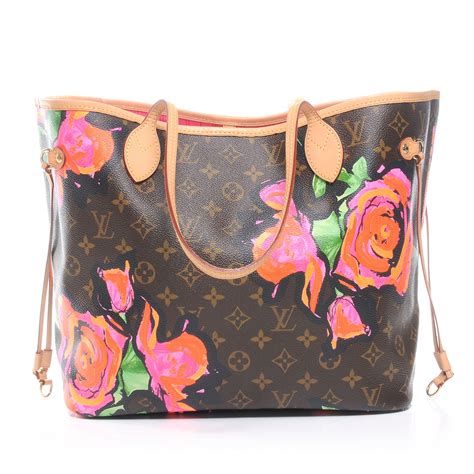 louis vuitton roses neverfull|LOUIS VUITTON Monogram Roses Neverfull MM .